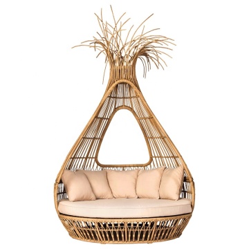 Lounge Bed Round Wicker Day Bed Outdoor Furniture