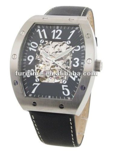 automatic watch fashion brand watch golden skeleton automatic watches stianless steel wristwatch