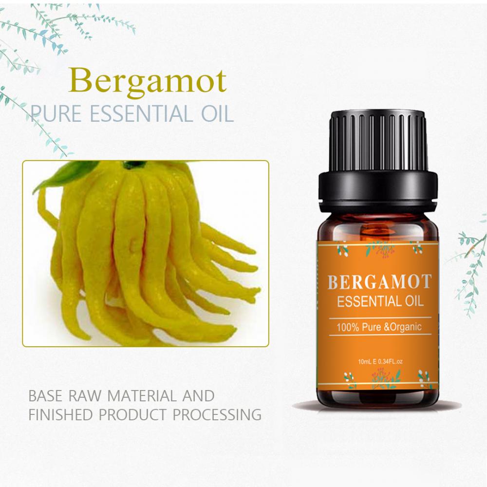 Aromathérapie bergamote 100% échantillon d&#39;huile essentielle pure gratuite