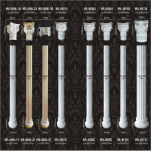 Easy installation decorative columns/ decorative foam columns pu
