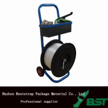 Packaging tool accessory mobile strapping dispenser