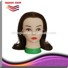 Qingdao quuality human hair styling head real hair