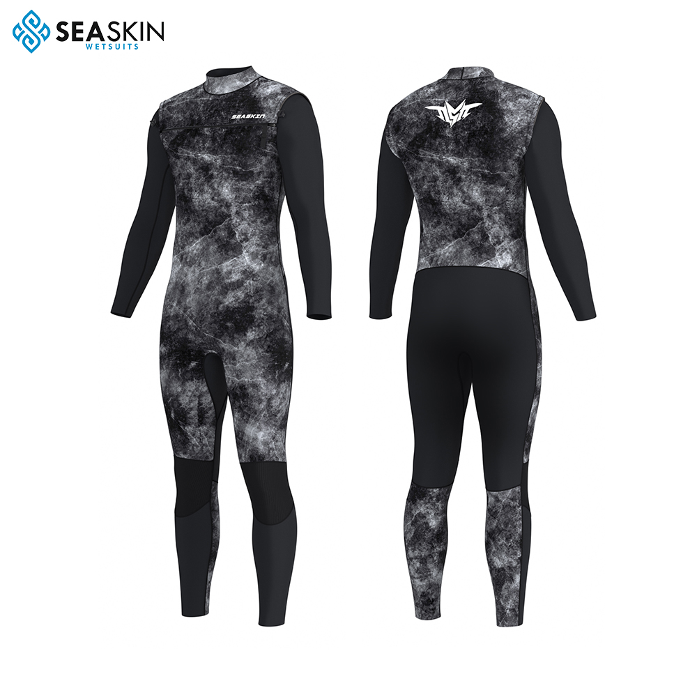 Seasin Mens Front Zip Kayaking Wetsuits