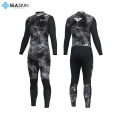 Trajes de neopreno con cremallera delantera para hombre de la piel del mar