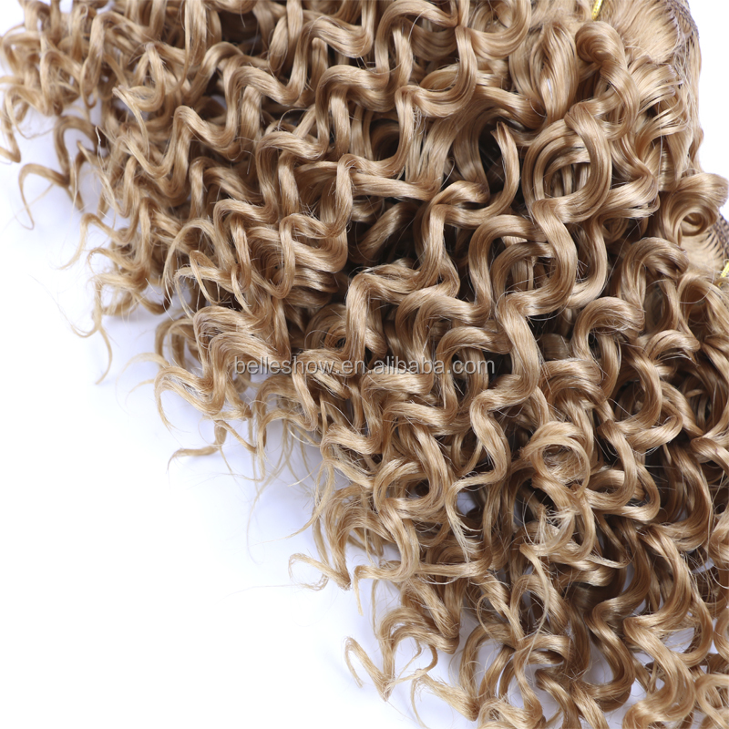 Wholesale   synthetic hair extensions  hair bulk curly braiding hair weaving deep wave  high quality