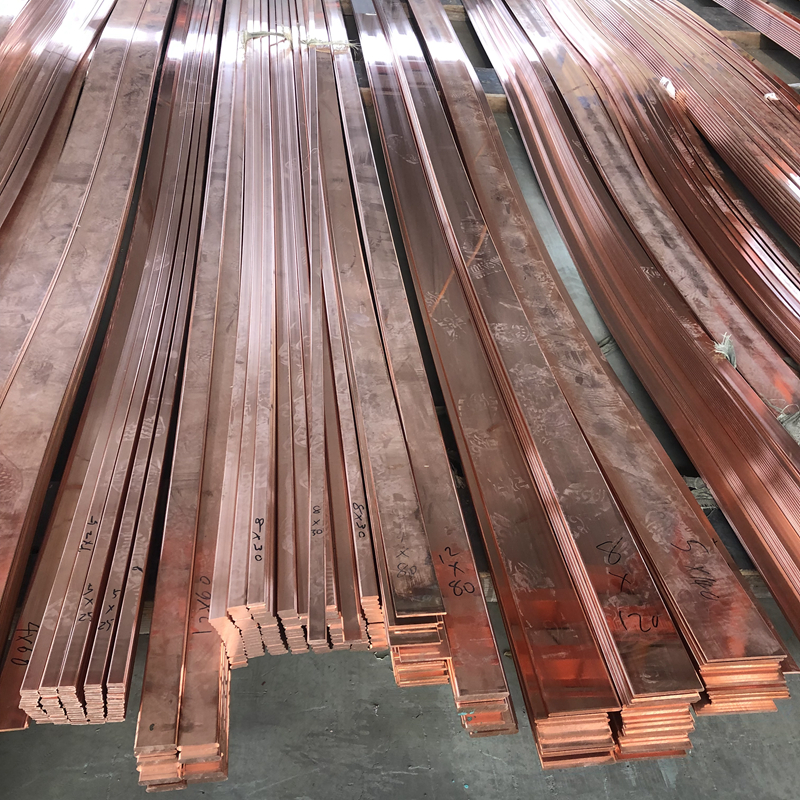 China Factory Wholesale 24 ga 26 Ga thin pure red copper strip