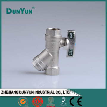 DN25 brass strainer ball valve