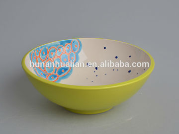 customized custom printed ceramic bowl