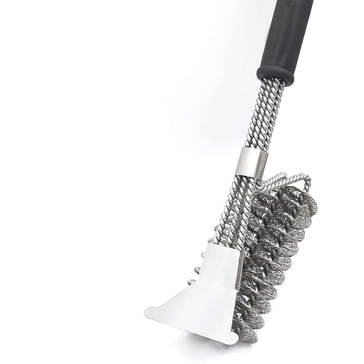 Good Quality BBQ Grill Cleaner Bristle Free barbecue grill brush and scraper for bbq tool set