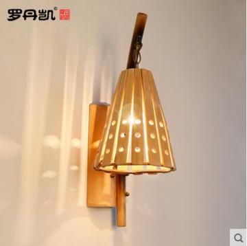 Latest corridor bamboo design light bamboo wall scone