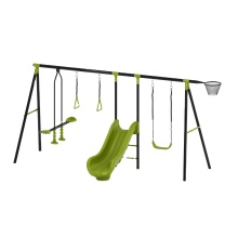 Customized Multifunctional Toddler Garden Swing and Slide