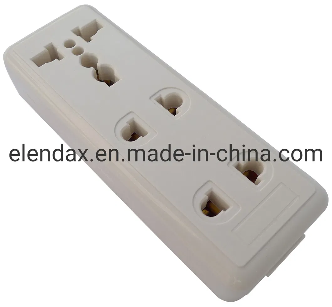 Розетка Elendax на 3 розетки, ПВХ, с кабелем длиной 3 м (AE7003)