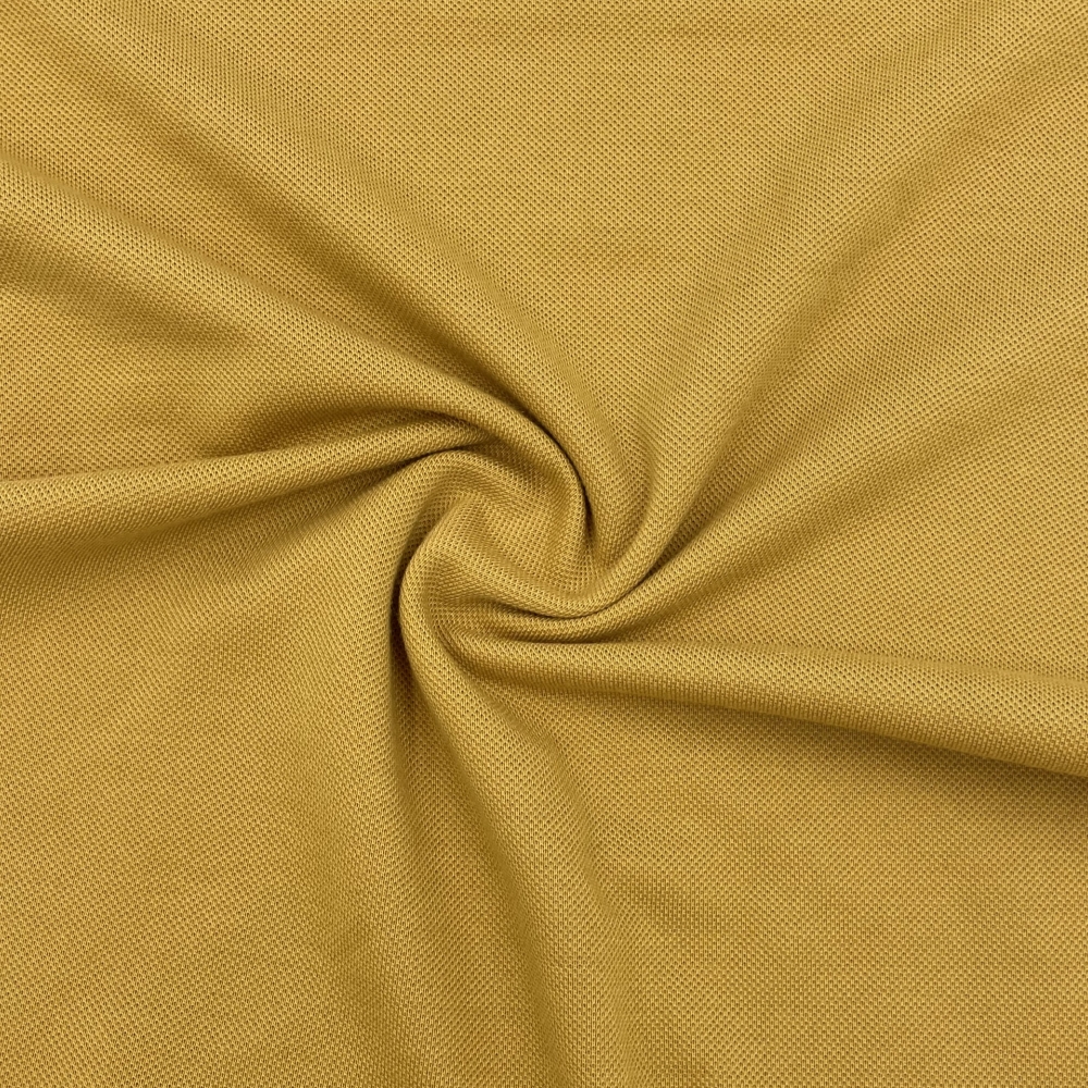 Tela de piqué de poliéster hilado Spun Polyester Pique Fabric