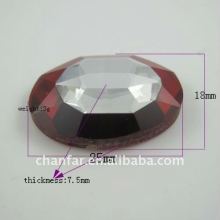 Crystal clothing accessories,crystal Decoration accessories,glass Oval Mirror Accessories