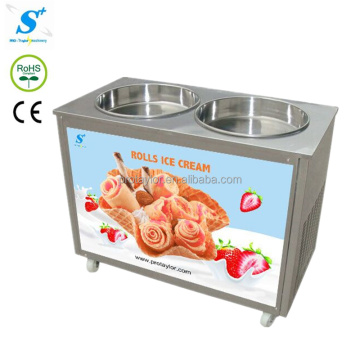 selling roll pan stir fry ice cream machine