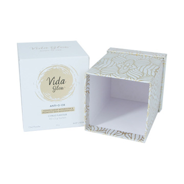 Verjaardagsfeestje Square Candle Paper Packing Boxes