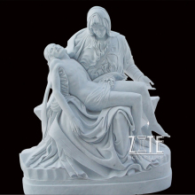Factory Supply white marble pieta statues