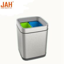 Cubo de basura de basura de reciclaje de acero inoxidable JAH 430