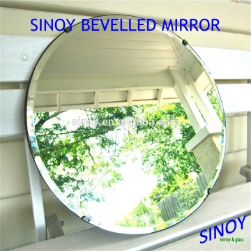 2018 hot selling beveled frameless glass mirror beveled mirror tile with high quality