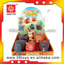 Soft pvc forest animals plastic toy