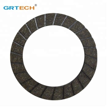 Friction clutch facing material with more copper