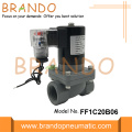 3/4 &#39;&#39; ANT-CORRROSION CPVC Valvola del solenoid 24VDC 110VAC 220VAC