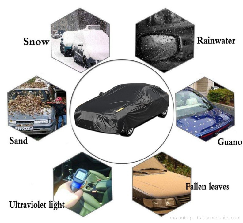 Kereta automatik meliputi teduh debu kalis air kalis air