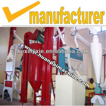 white maize flour/meal/grits processing line