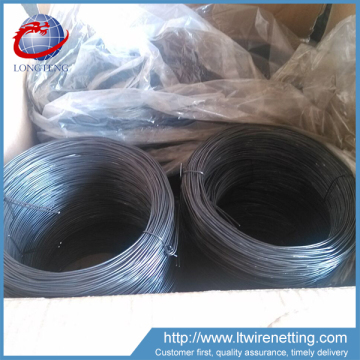 black annealed twisted double wire,double twisted wire,soft black twisted wire