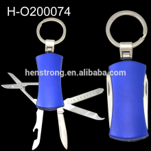 Mini multi-purpose Stainless Steel Keychain, Bottle Opener Keychain Tool