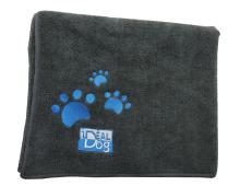 Microfiber dog paw fabric grooming bath towel