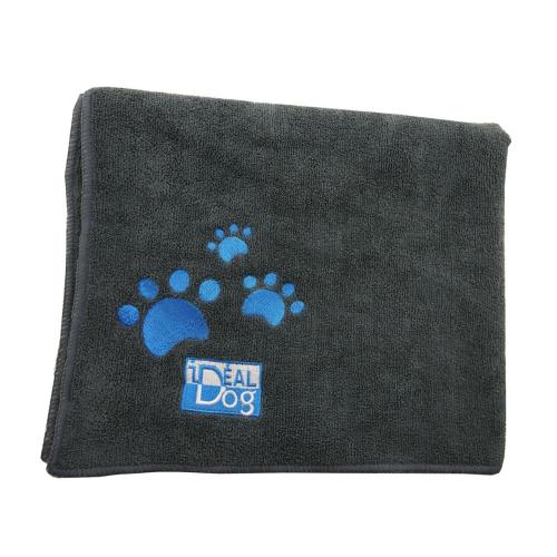 Microfiber dog paw fabric grooming toalha de banho