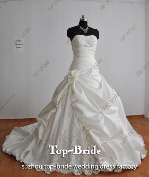 Mg010 Real Photo Mori Design Ruffle Moroccan Wedding Dresses