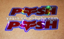 Custom logo printed epoxy adhesive laser sticker                        
                                                Quality Assured