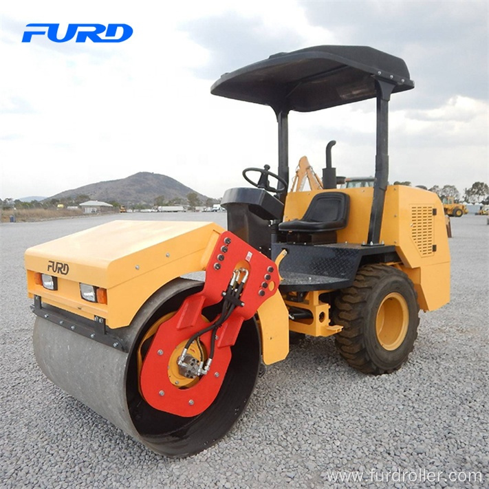 3 ton Single Smooth Drum Vibratory Road Roller for Sale