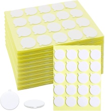 High Temperature Resistant Acrylic Double-Sided Candle Wick Glue Dots - 15mm & 20mm