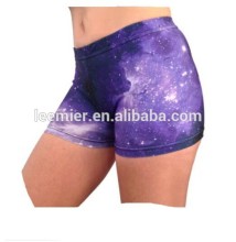 Sublimation printing sexy girls gym shorts