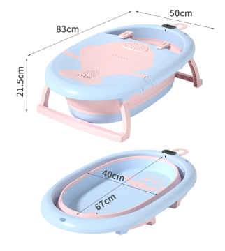 Baby Collapsible Infant Tub Foldable Bath Tub