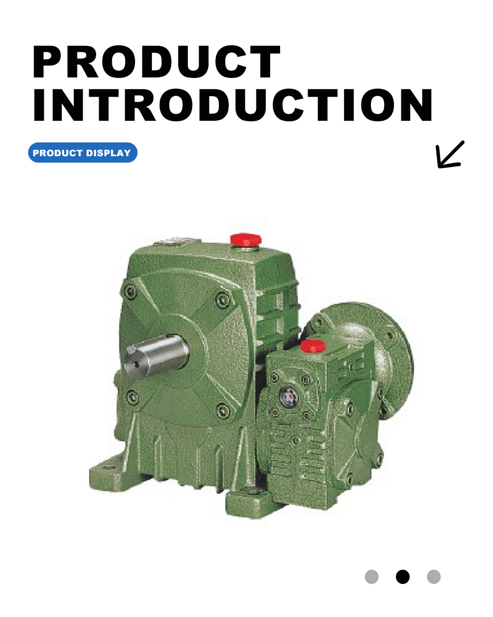 Промышленный привод WPEDA с червячным колесом X WPEDA Worm Wheel Industrial Drive Unit X