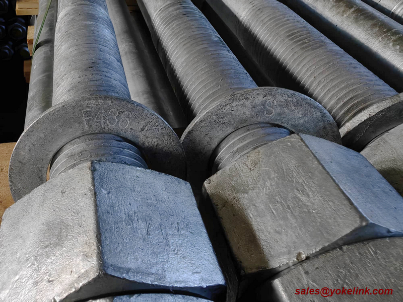 ASTM F1554 Grade 55 HDG menetes rúd