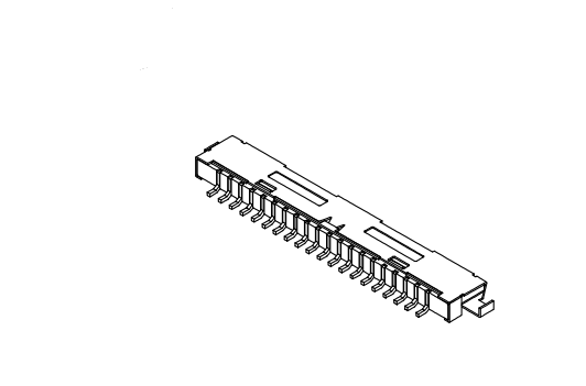 1,25 mm wysokość 90 ° Wafer-SMT AW1256RA-S-XP