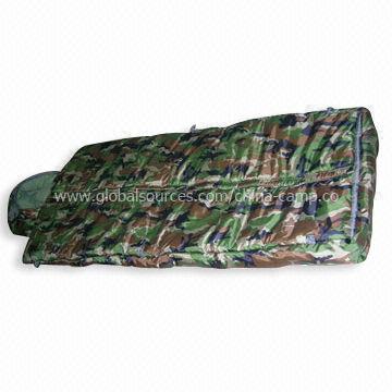 Wood-land Camouflage Sleeping Bag with Length of Zipper 1.10m
