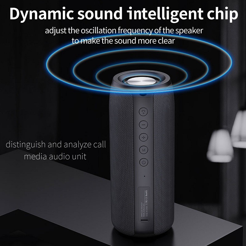 Portable Speaker Waterproof Wireless Speakers Dual Pairing 5.0Loud Stereo Booming Bass 30H Playtime for Home Party Backyard
