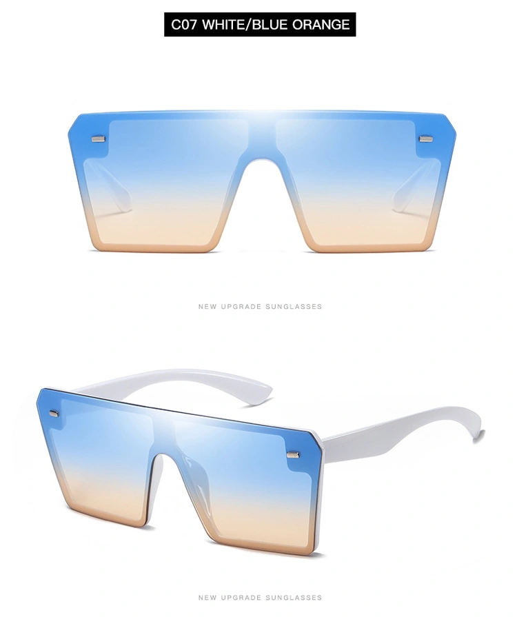 Wholesale New Personality Oversized Square Sunscreen Sunglasses Women Shades Sunglasses