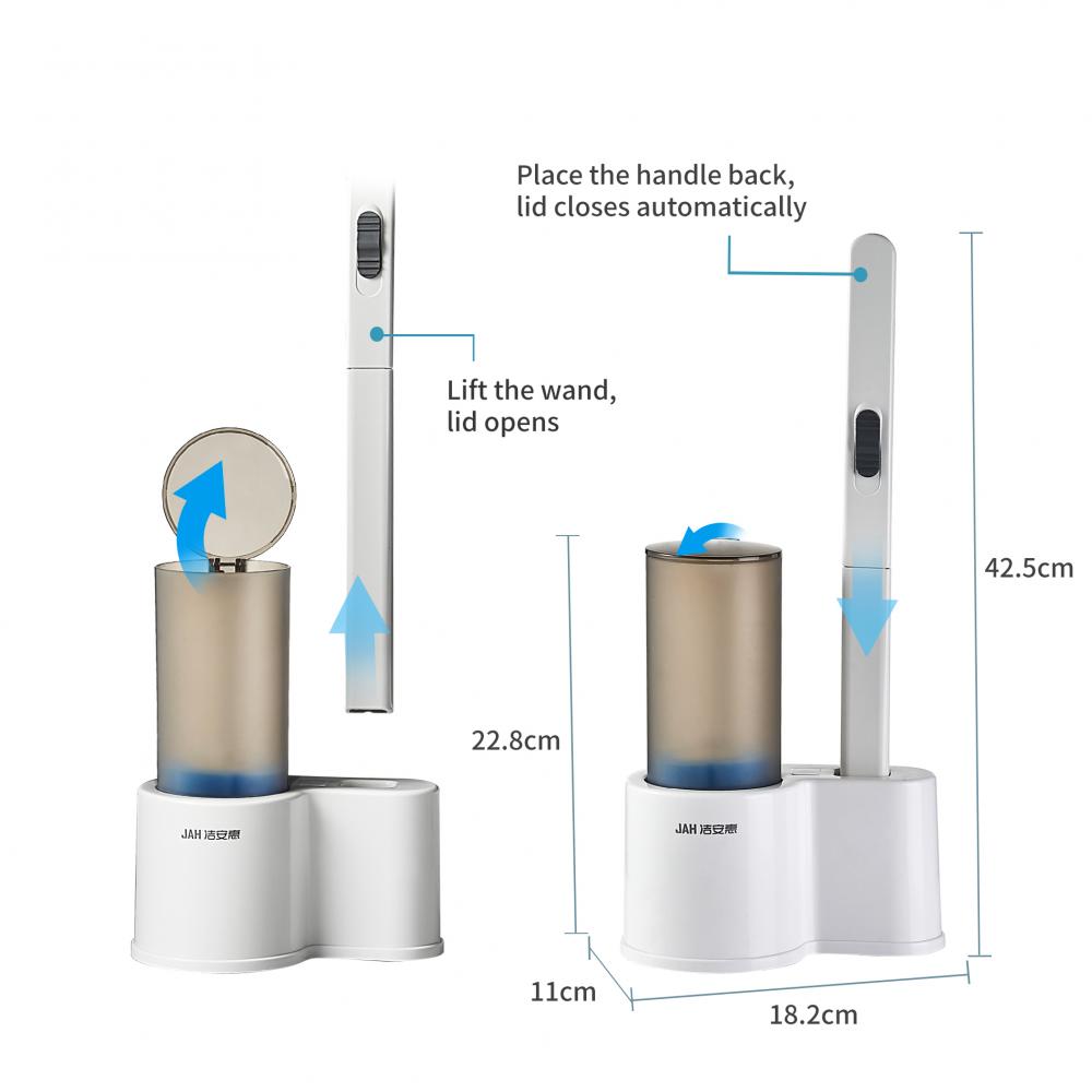 Jah البلاستيك الفرشاة المرحاض محمولة على الجدار