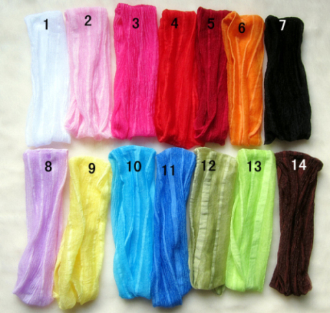 Wholesale Folds Wide Satin Headband Hair Accessories