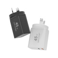 Tecnología PD 45W Charger Dual Type-C Charger