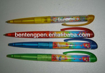 competitive price plastic floater pen or liquid pen with custom logo P80064