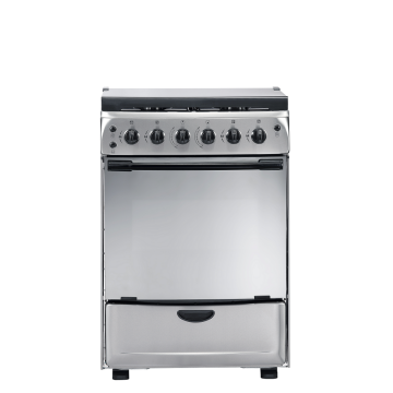 4-burner gas stove with oven