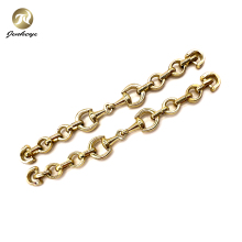 Zinc Alloy Horsebit Decoration Chain for Dress and Garment